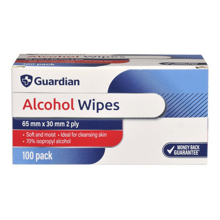 Guardian Alcohol Wipes 100pk