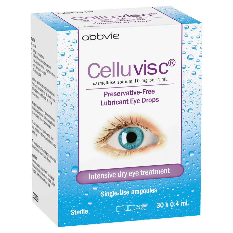 Celluvisc Eye Drops 30x0.4ml Vials