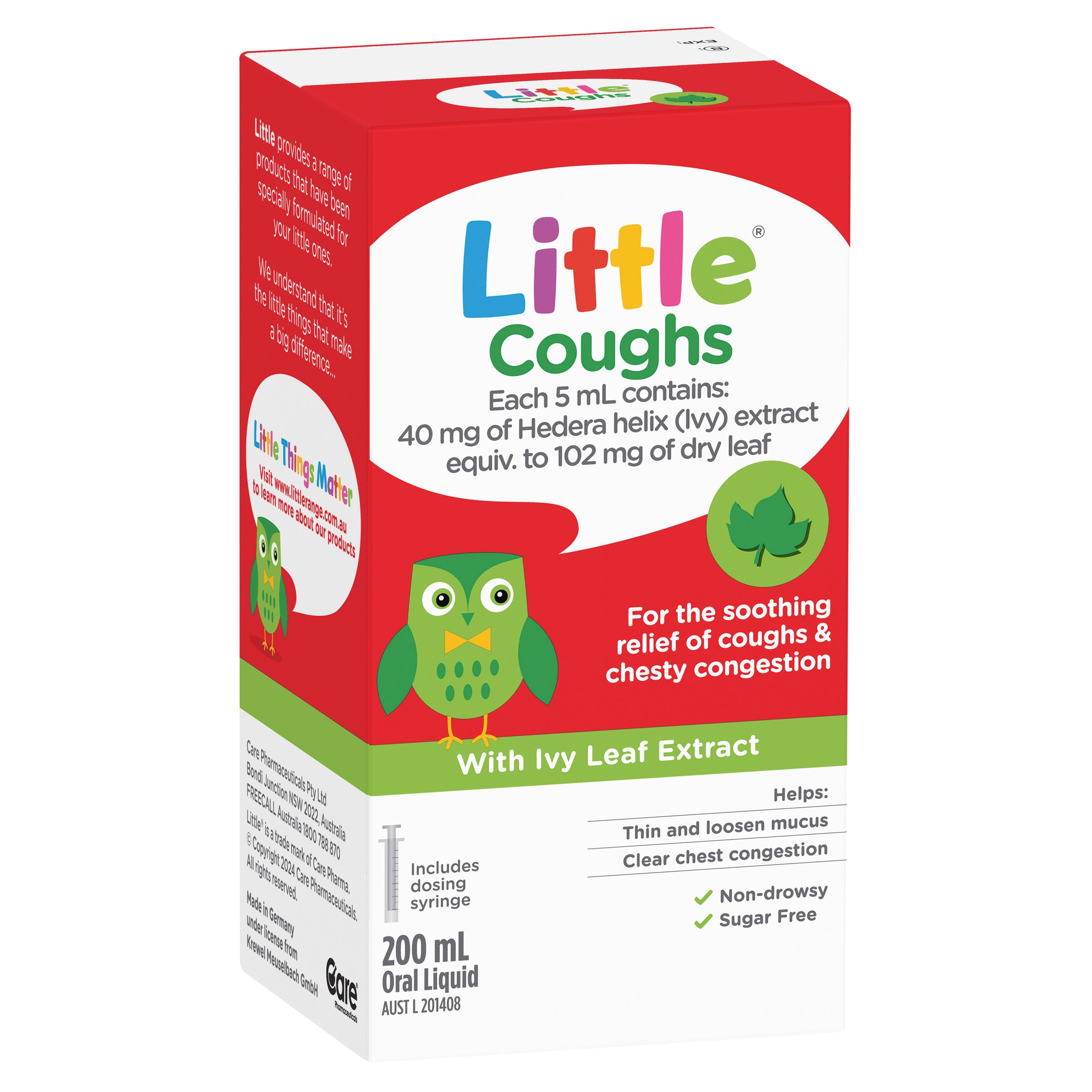 Little Coughs Oral Liquid Original 200mL
