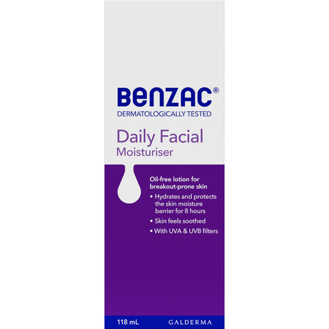 BENZAC Daily Facial Moisturiser 118 mL