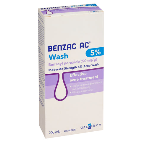 Benzac AC Wash 5% 200mL