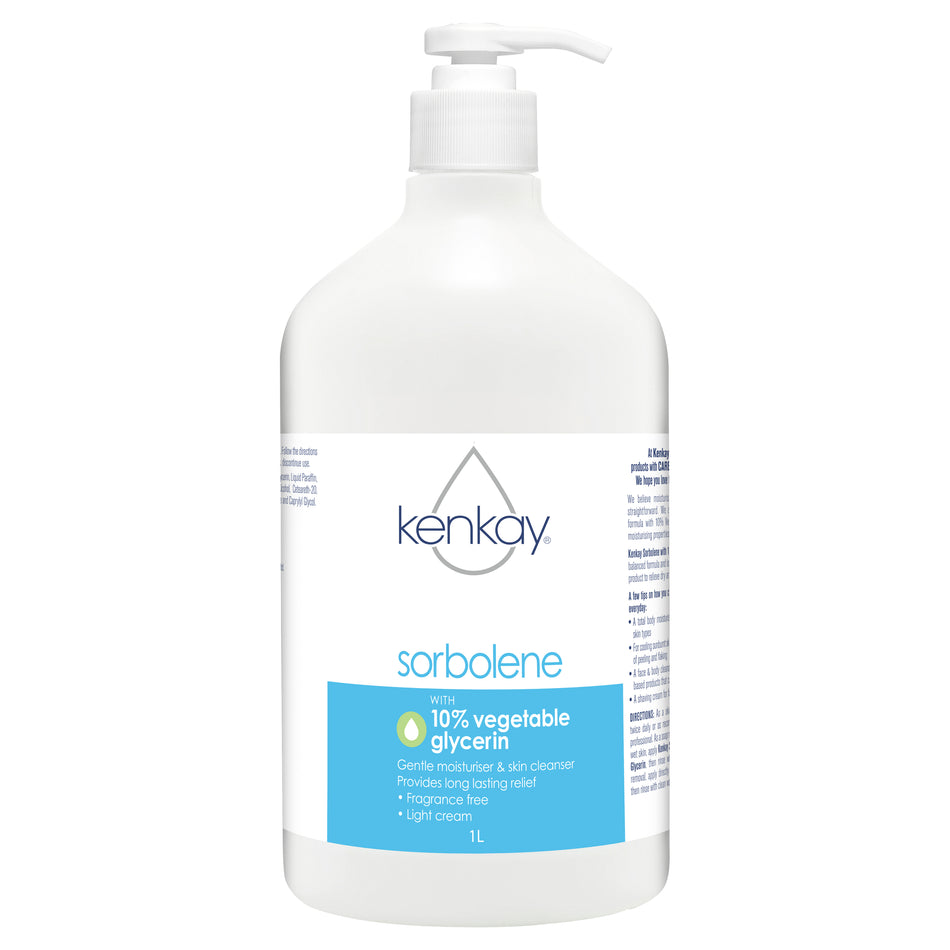 Kenkay Sorbolene With 10% Glycerine 1L Pump