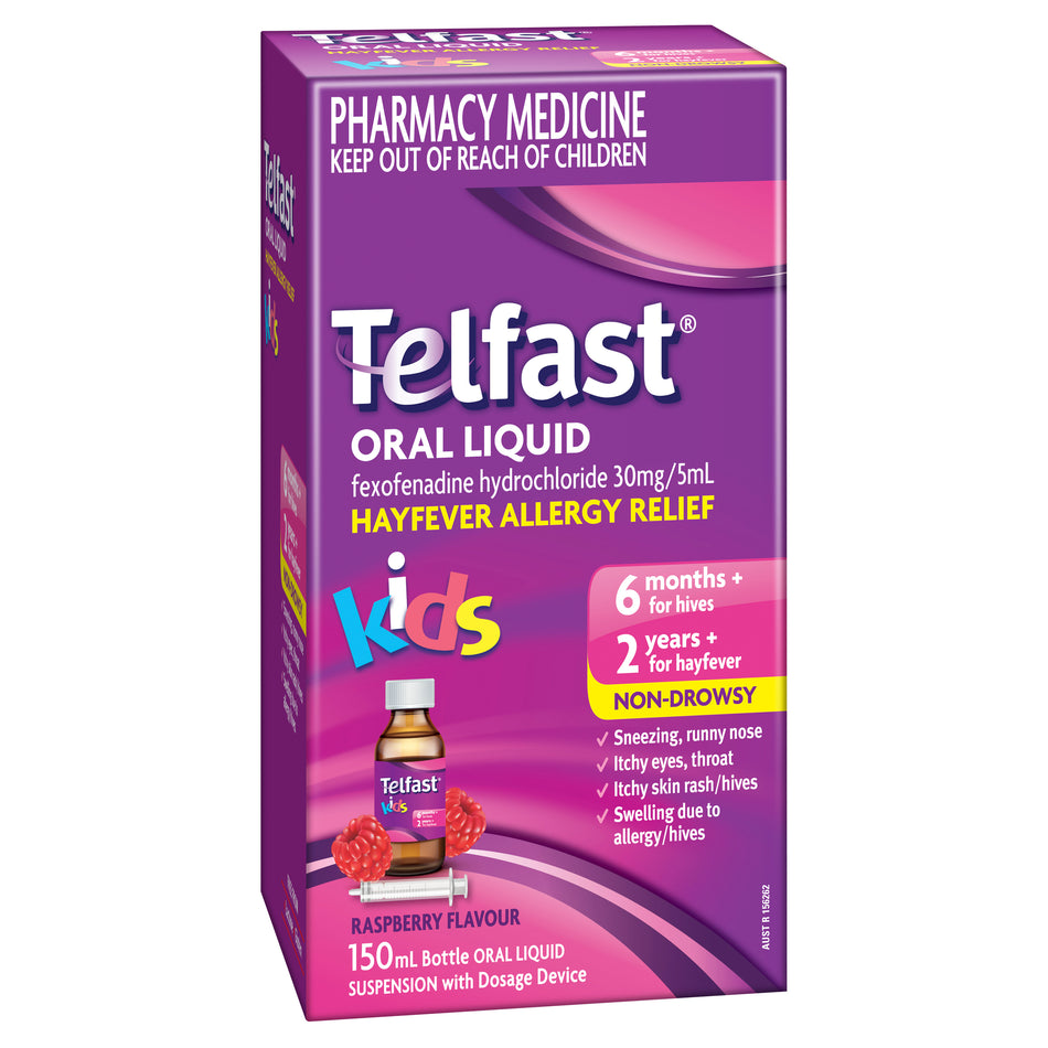 Telfast Kids Liquid Paraben Free 150ml