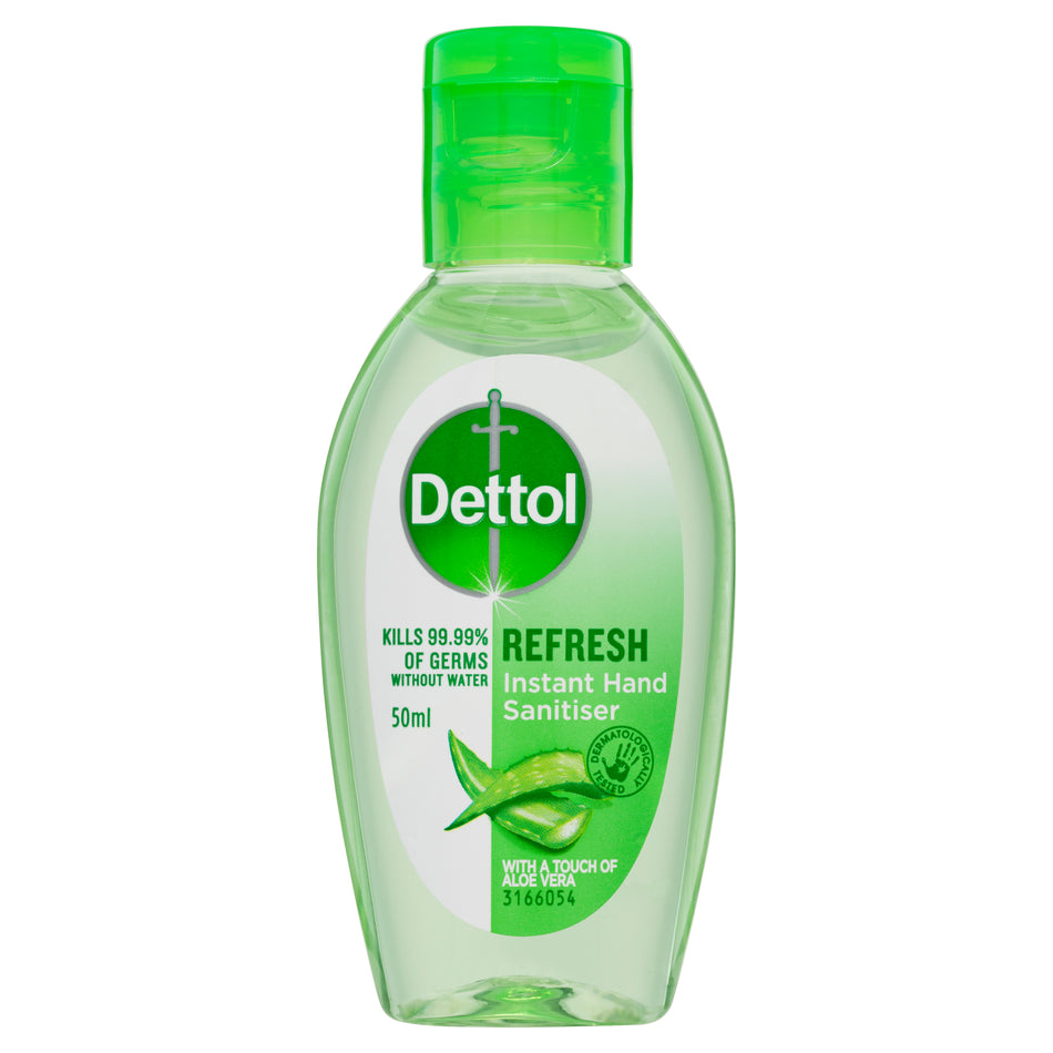 Dettol Refresh Liquid Hand Sanisiter 50mL Healthy Touch Antibacterial