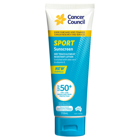 Cancer Council Sport Dry Touch Sweat Resistant SPF50+ 110ml