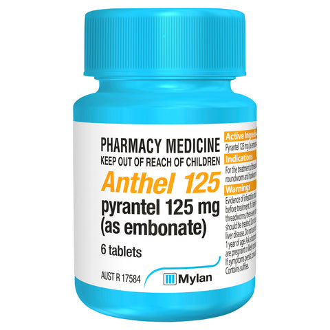 ANTHEL 125MG 6TAB