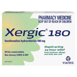 Xergic 180mg 30 Tablets