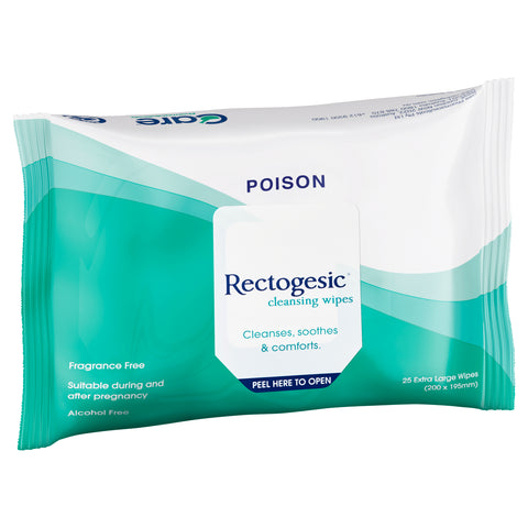 Rectogesic Cleansing Wipes X 25