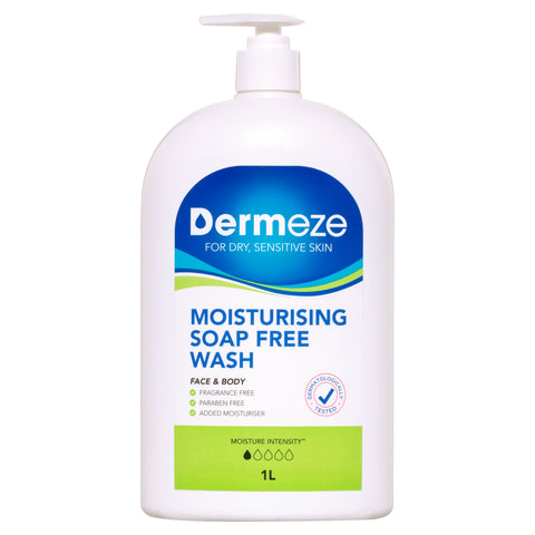 Dermeze Moisturising Soap Free Wash 1L