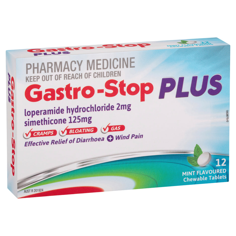 GastroStop Plus Chewable Tablets 12PK