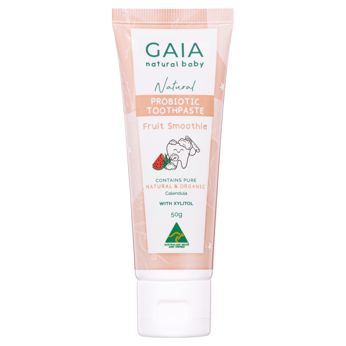 Gaia Natural Baby Probiotic Toothpaste Fruit Smoothie 50g
