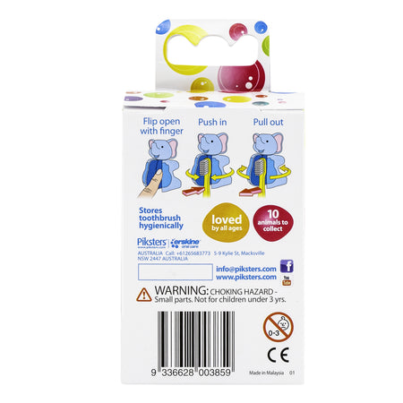 Piksters Bathroom Buddies Toothbrush Holder Assorted