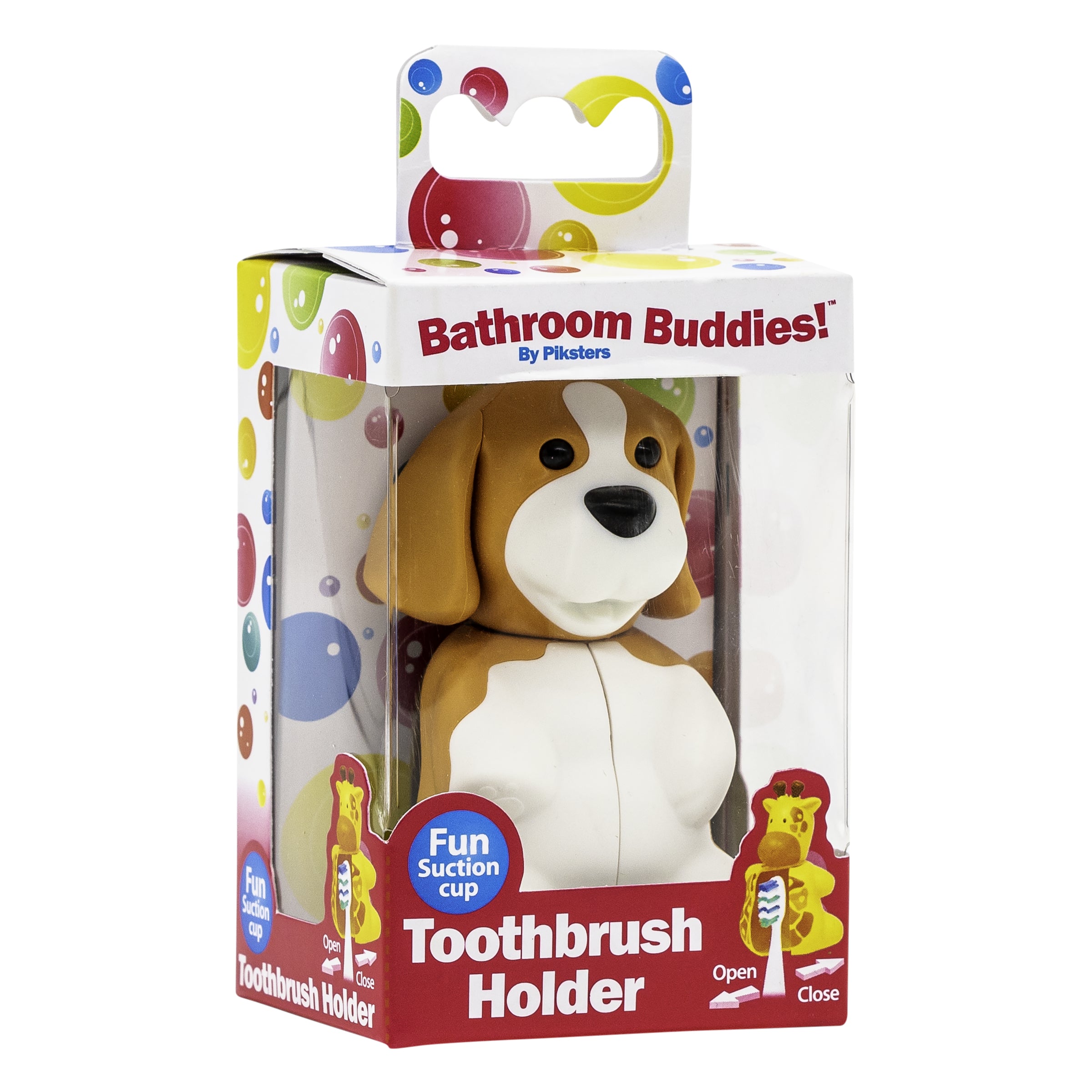 Piksters Bathroom Buddies Toothbrush Holder Assorted