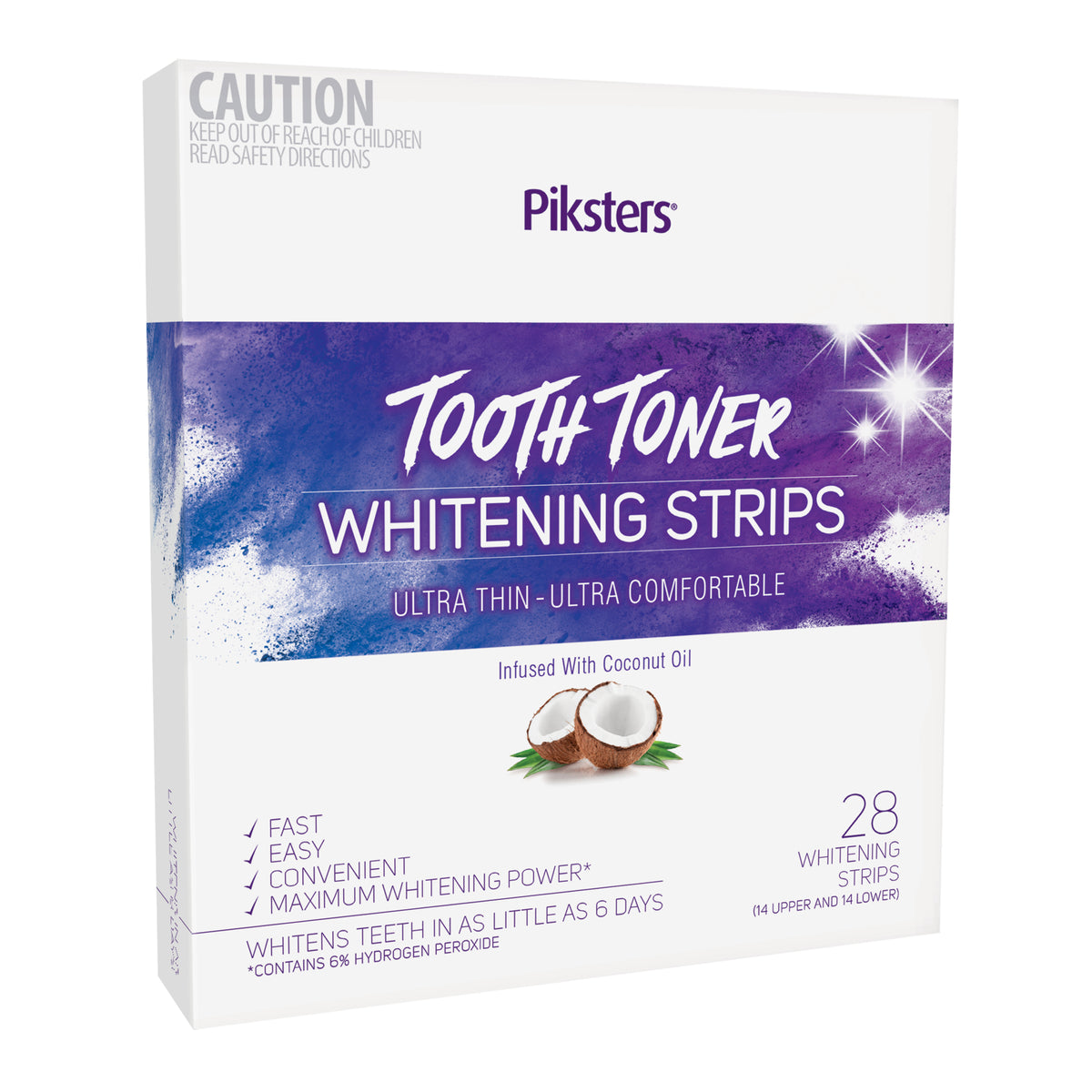 Designer White Tooth Toner Whitening Strips 28 Pack