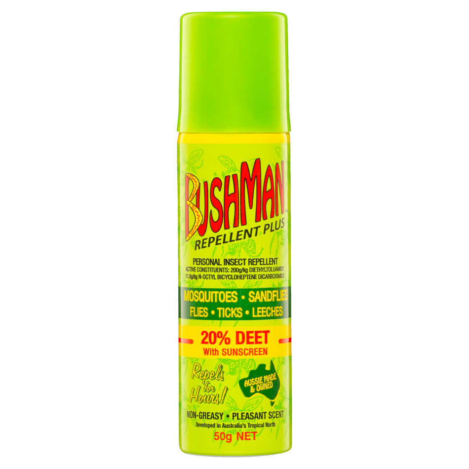 Bushman Plus Repellent With Sunscreen Aerosol - 50g