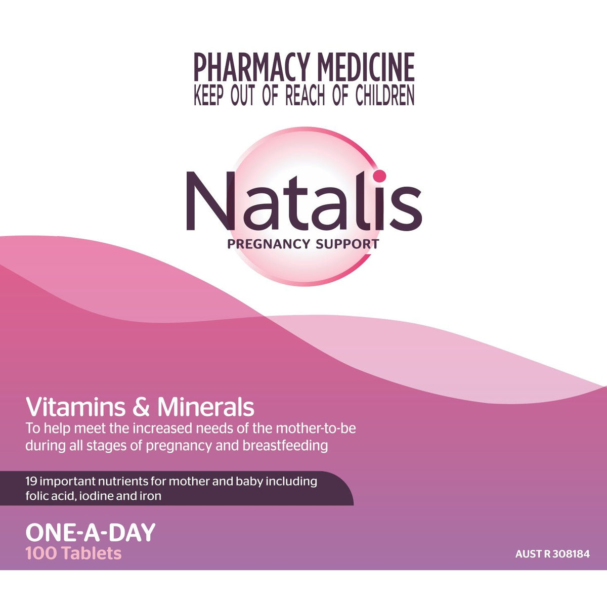Natalis Pregnancy Support Multivitamin 100 Tablets