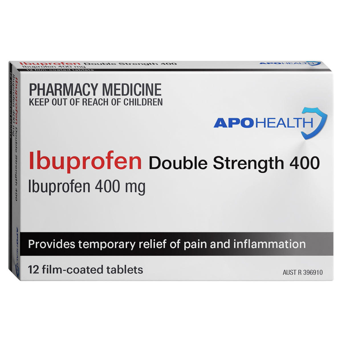 Apohealth Ibuprofen 400mg 12 Tablets
