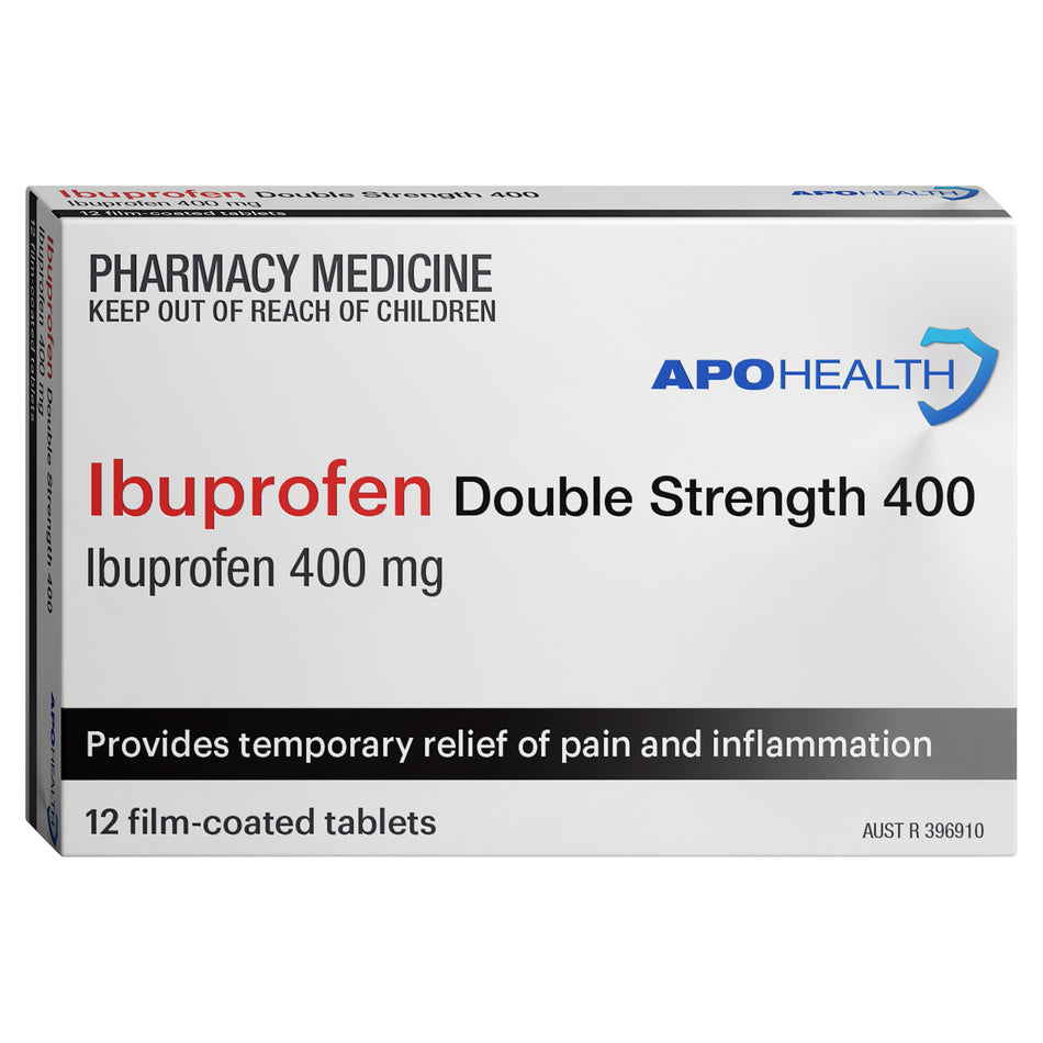 Apohealth Ibuprofen 400mg 12 Tablets