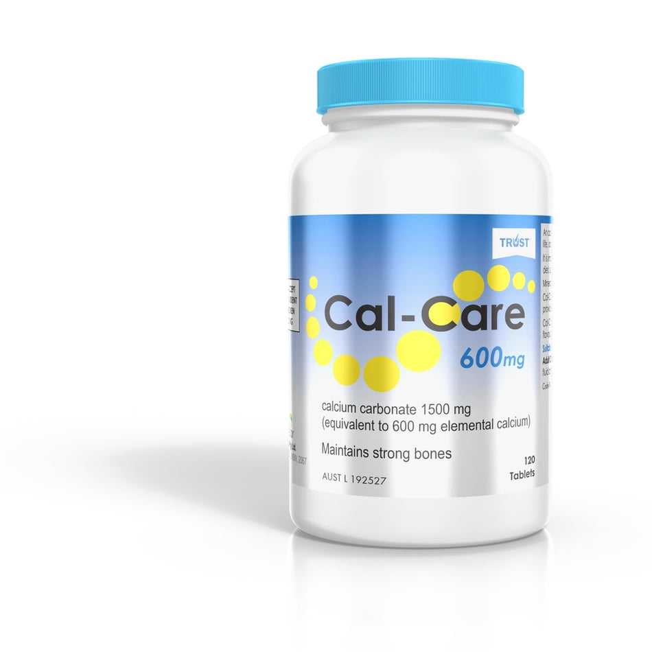 Cal-Care 600mg Calcium Suppiment 120 Tablets