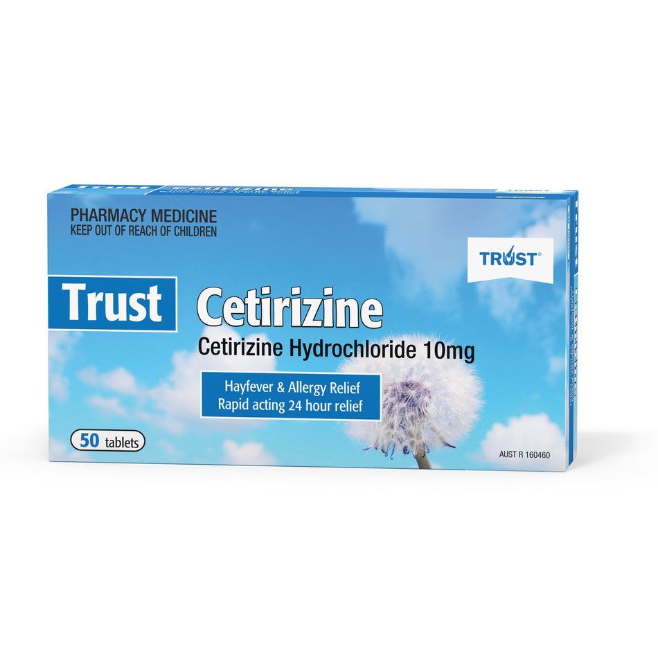 Trust Cetirizine 10mg 50 Tablets