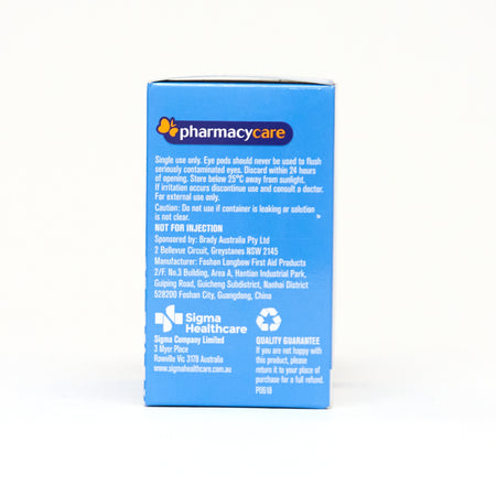 Pharmacy Care Sterile Eye Wash Pods 20mL 15 Pack