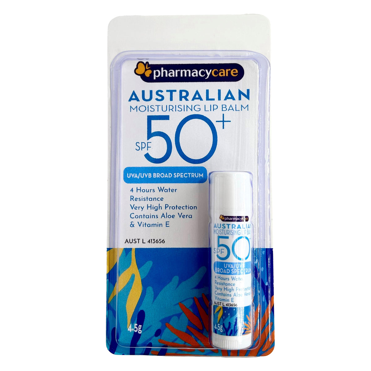 Pharmacy Care Spf50+ Lip Balm