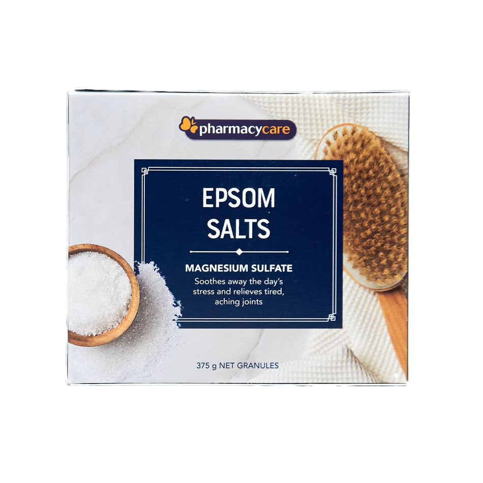 Pharmacy Care Epsom Salts 375g New