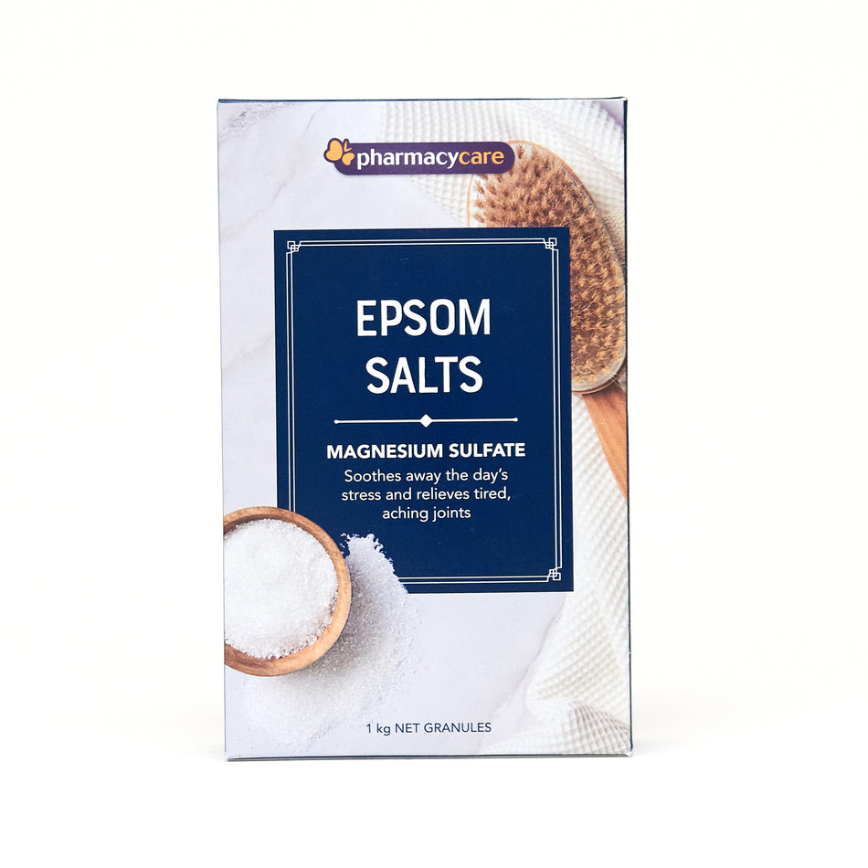 Pharmacy Care Epsom Salts 1 Kg New