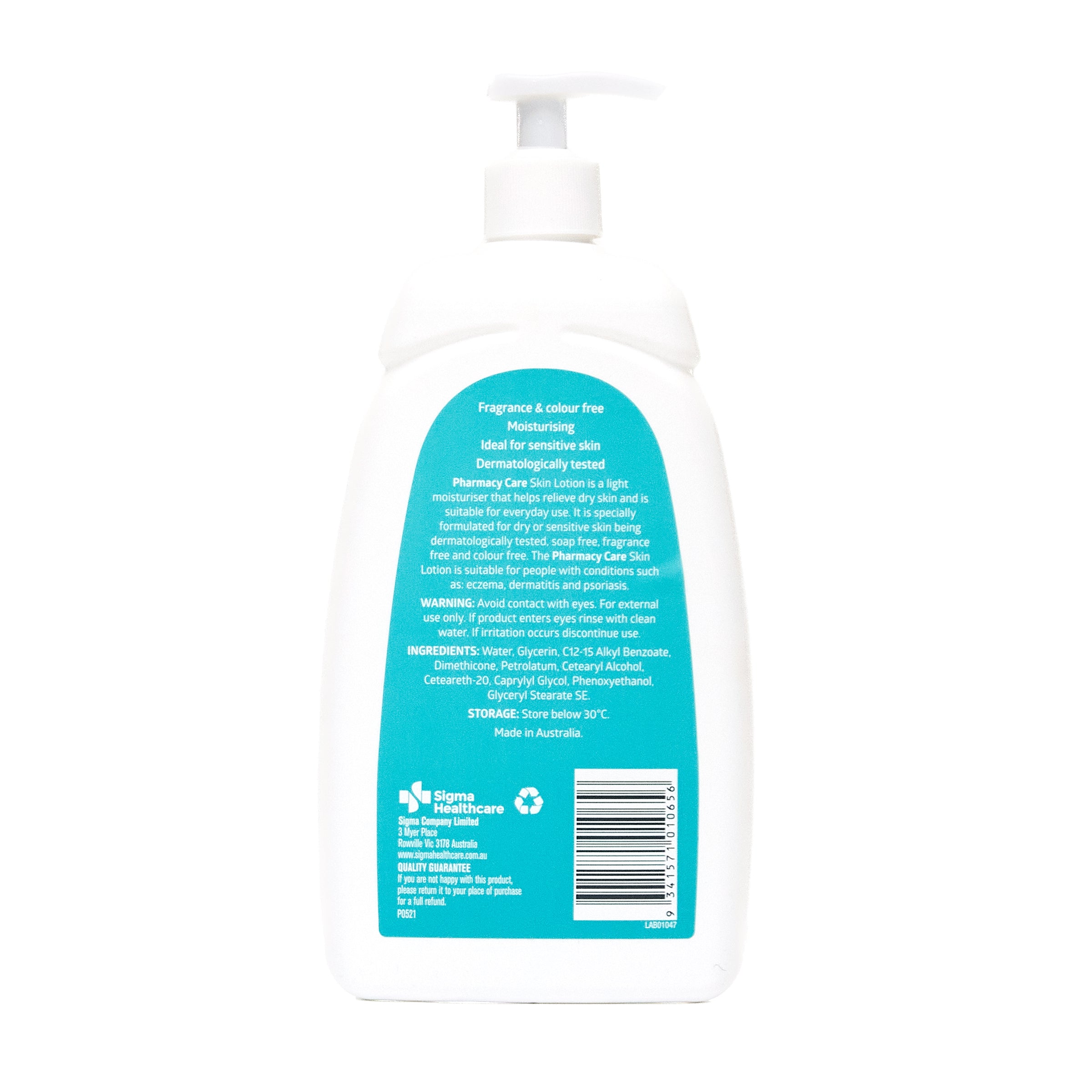 Pharmacy Care Sensitive Skin Lotion 1l