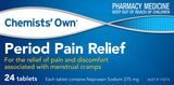 Chemists' Own Period Pain Relief 24 Tabs (Generic of NAPROGESIC)