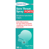 Chemists’ Own Sore Throat Spray Forte 30 mL (Similar to DIFFLAM)