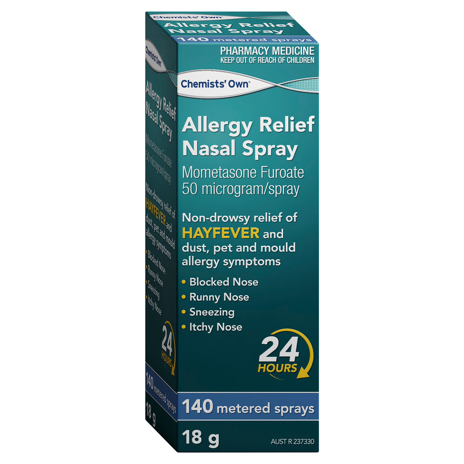 Chemists’ Own Mometasone Nasal Spray Allergy Relief 140 Spray (Generic of Nasonex)