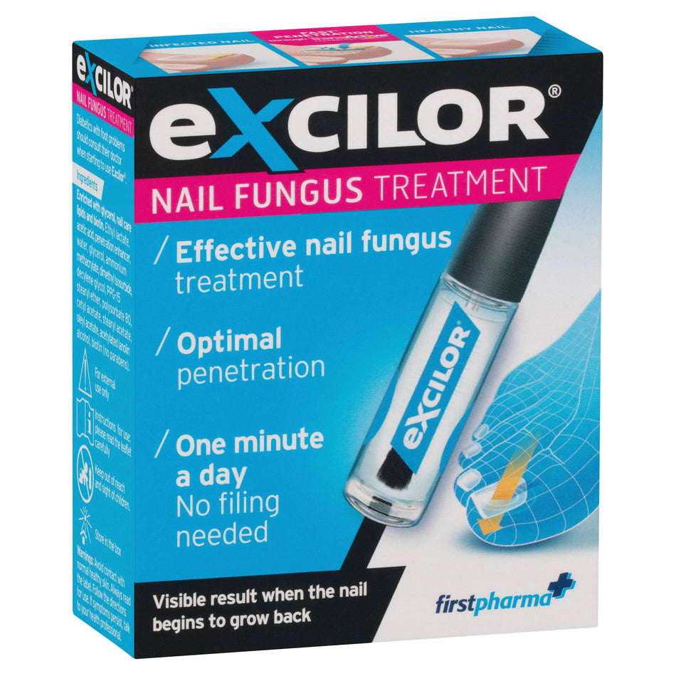 Excilor Nail Fungus Treatment Solution & Brush 3.3ml