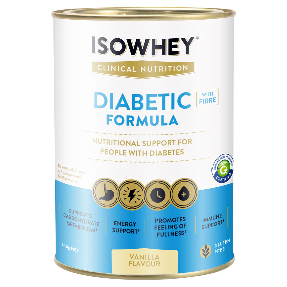 IsoWhey Madagascan Vanilla Diabetic Formula 640g