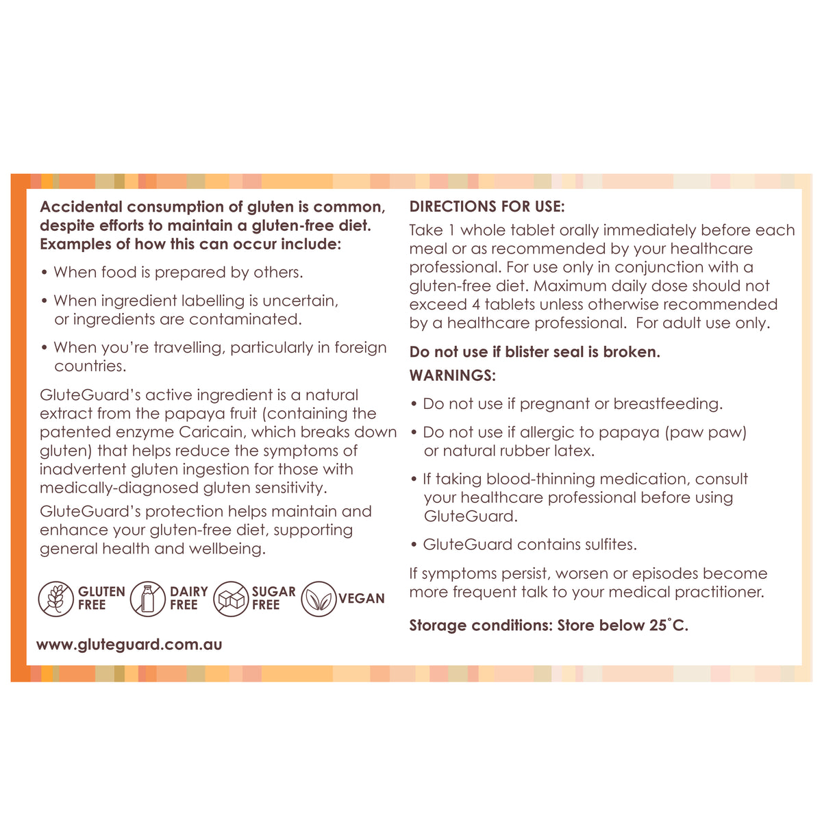 Gluteguard 10 Tablet Blisterpack