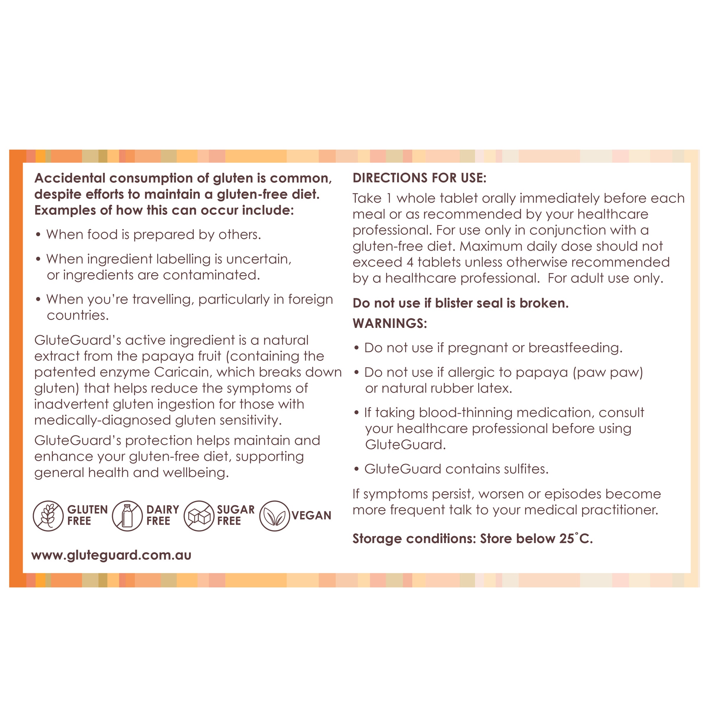 Gluteguard 10 Tablet Blisterpack