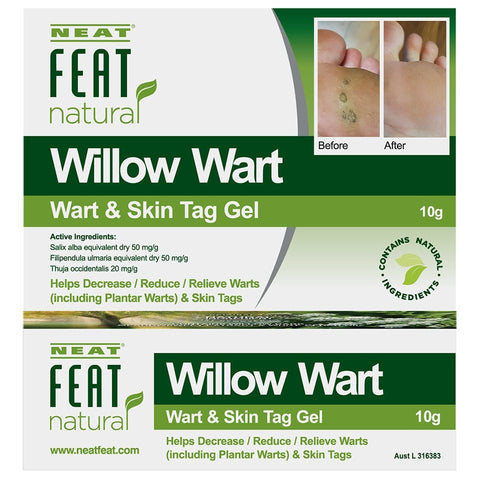 Neat Feat Natural Willow Wart Wart and Skin Tag Gel 10g