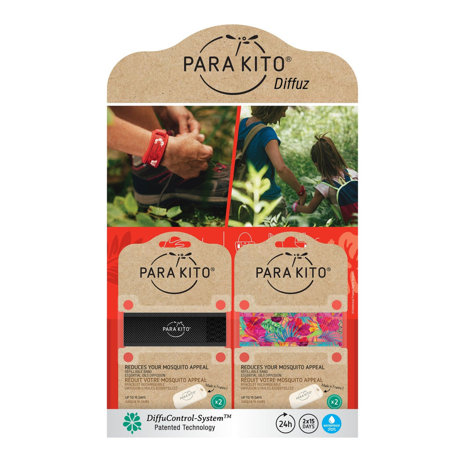 Para'kito Mosquito Repellent Adult Coloured Wrist Band