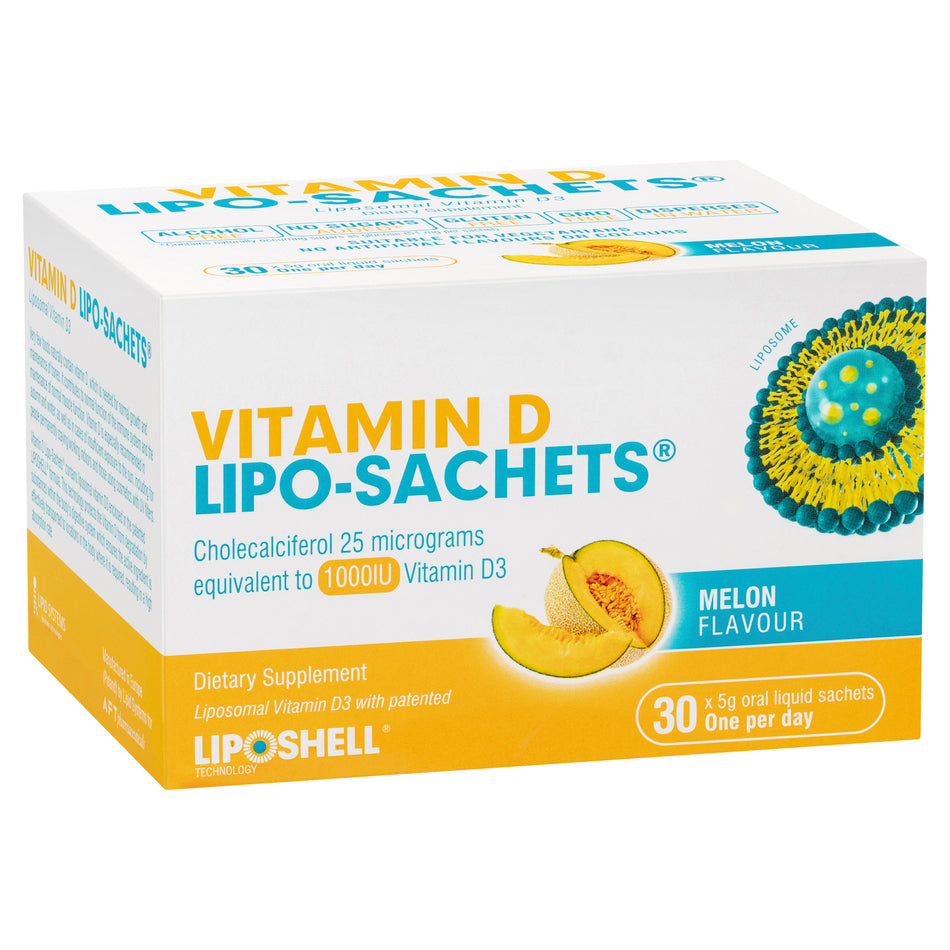 Lipo-Sachets Vitamin D Melon 5g 30 Sachets