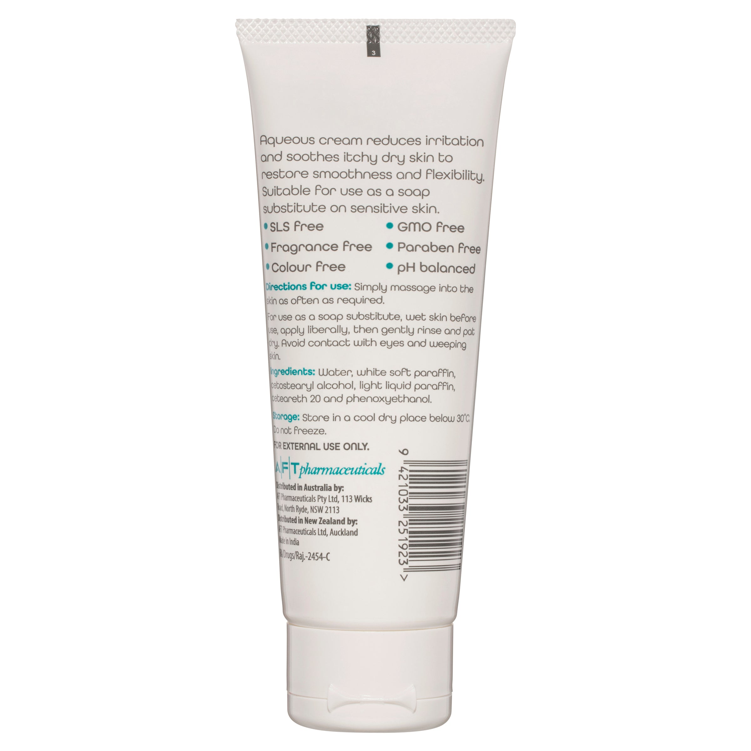 Topiderm Aqueous Cream Sls Free 100g