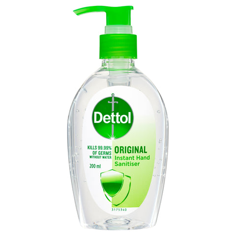 Dettol Healthy Touch Liquid Antibacterial Instant Hand Sanitiser Original 200ml