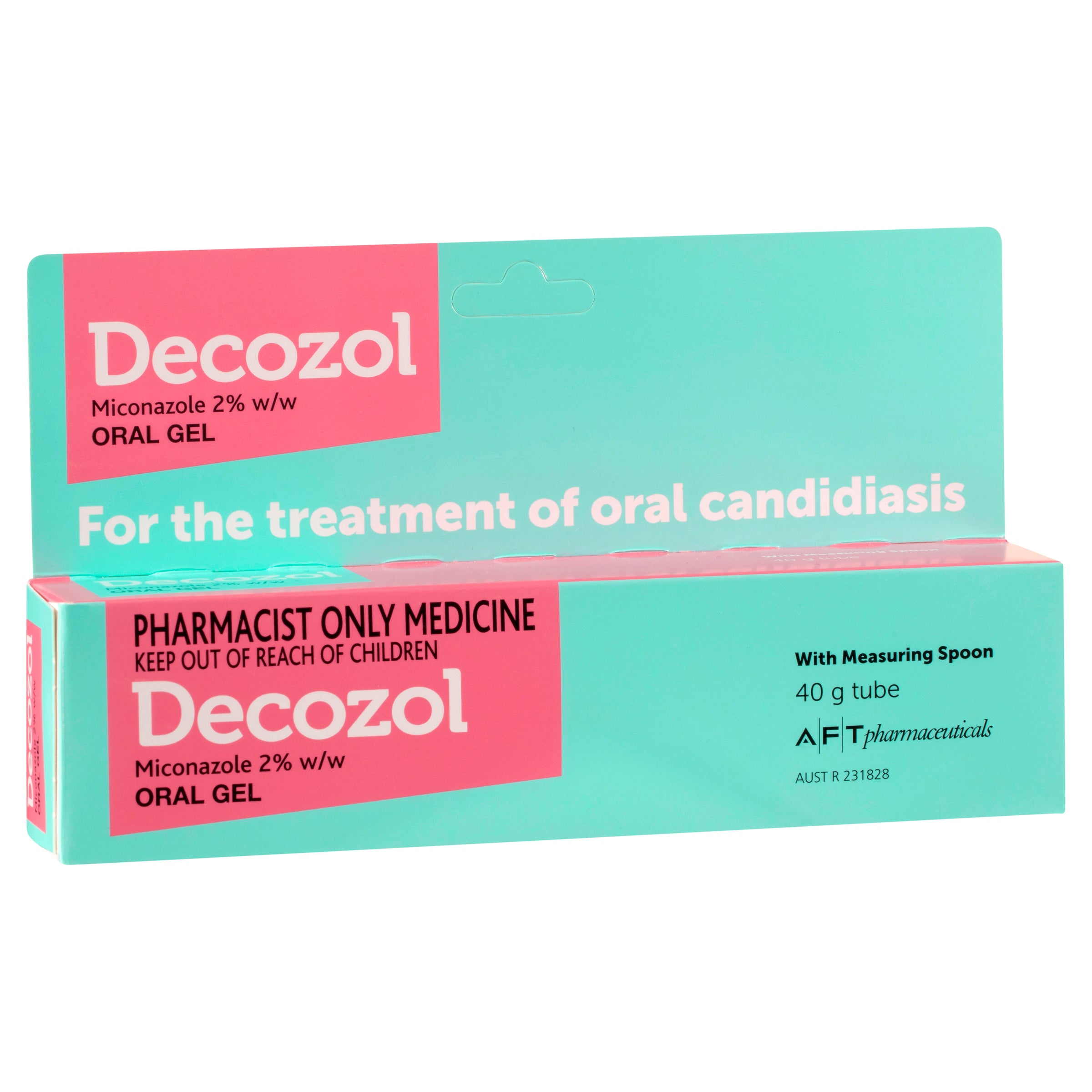 Decozol Oral Gel 40g Generic for Daktarin Oral Gel