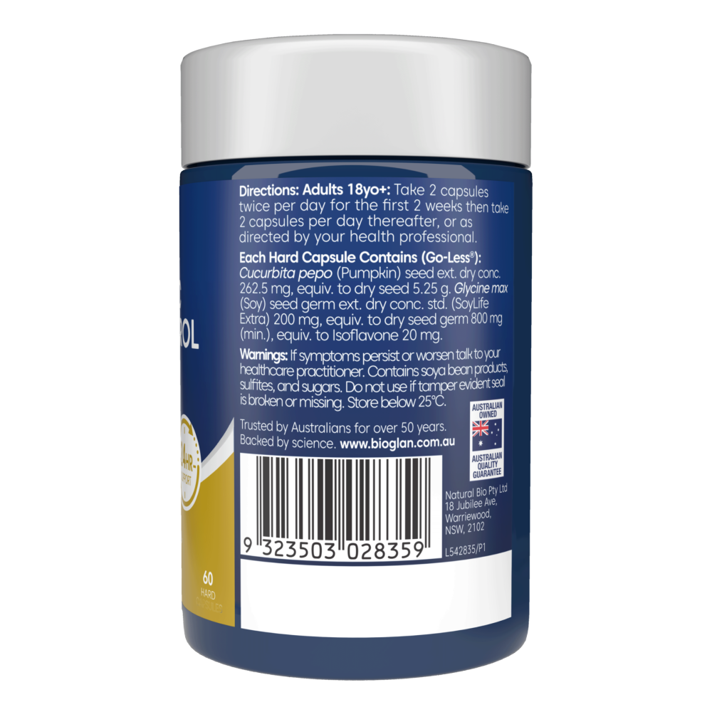 Bioglan Therapeutic Bladder Control 60 Capsules