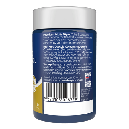 Bioglan Therapeutic Bladder Control 60 Capsules