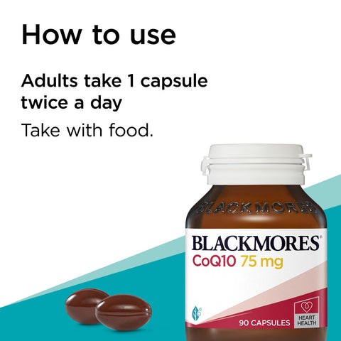 Blackmores CoQ10 75mg 90 Capsules