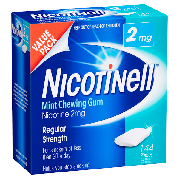 Nicotinell Nicotine Gum Mint 2mg 144