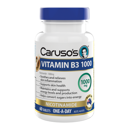 Caruso’s Vitamin B3 1000mg | 60 Tablets