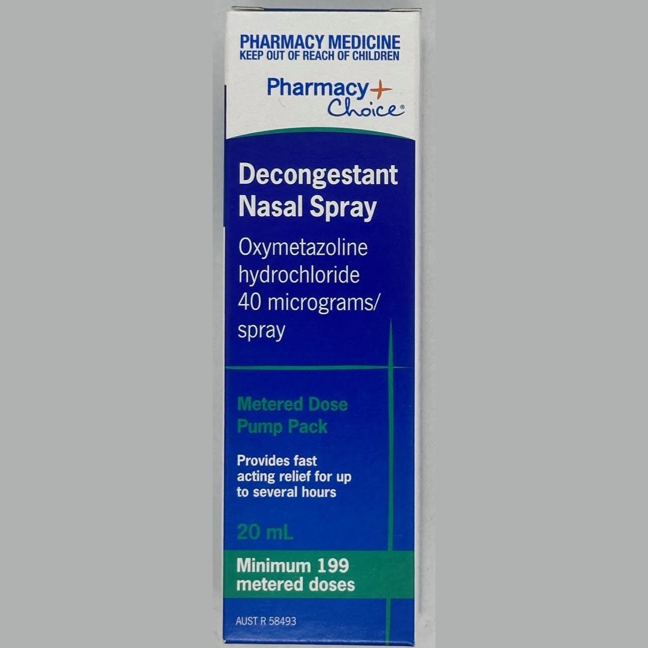 Pharmacy Choice Decongestant Nasal Spray Pump 20ml