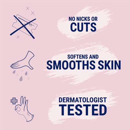 Nair Bladeless Shave Rosewater 142g