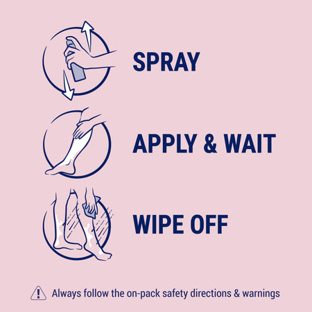 Nair Bladeless Shave Rosewater 142g